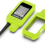 Silicone Protective Case for Garmin Alpha 300i 200i,Silicone Soft Edge Shell Bumper Cover,Waterproof Protective Cover Skin Accessories (Fluorescent Green)