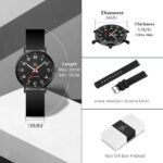 SK Ultra Thin Fashion Sport Sweatproof Women Watch Ladies Watch with Easy Read Dial and Colorful Silicone Band