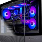 Skytech Azure Gaming PC Desktop, Ryzen 7 9800X3D 4.7 GHz (5.2 GHz Turbo), NVIDIA RTX 5080 16GB, 2TB NVMe SSD, 32GB DDR5 RAM 6000 RGB, 850W Gold ATX 3 PSU, 360mm ARGB AIO, Wi-Fi,...