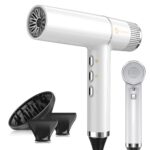 Slopehill Hair Dryer with Unique Brushless Motor | Intelligent Fault Diagnosis | Innovative Microfilter | Oxy Active Technology | Led Display (Gray)