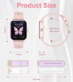 Smart Watch, Colesma Smart Watch for Women 1.83" Fitness Tracker, Bluetooth Call, DIY Dial, Heart Rate SpO2 Steps Sleep Monitor, 120+ Sports Modes, IP68 Waterproof Smartwatch...