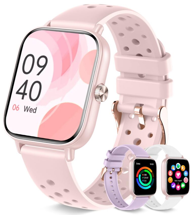 Smart Watch, Colesma Smart Watch for Women 1.83" Fitness Tracker, Bluetooth Call, DIY Dial, Heart Rate SpO2 Steps Sleep Monitor, 120+ Sports Modes, IP68 Waterproof Smartwatch...