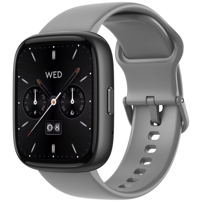 Smart Watch for Men and Women, Bluetooth Call & Message Reply, 1.83" HD Touchscreen Fitness Tracker with Alexa, Heart Rate Sleep Monitor, 100+ Sports Modes, IP68 Waterproof