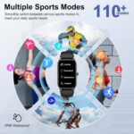 Smart Watch for Men Women (Answer/Make Call), 1.57" HD Smartwatch with Heart Rate/Sleep Monitor/Pedometer/Calories, 110+ Sports Fitness Watch, IP68 Waterproof Activity Tracker...