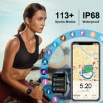 Smart Watch for Men Women (Answer/Make Call), 1.96" HD Smartwatch with Heart Rate/Sleep Monitor/Pedometer/Calories, 113+ Sports Fitness Watch, IP68 Waterproof Activity Tracker...