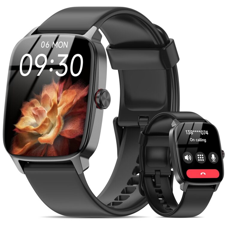 Smart Watch for Men Women Bluetooth Call, 1.85" HD Touch Screen AI Voice Smartwatch,