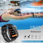 Smart Watch for Men Women Bluetooth Call, 1.85" HD Touch Screen Fitness Watch with Sleep Heart Rate Monitor, 112+ Sports Modes, IP68 Waterproof Activity Trackers for Android...