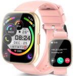 Smart Watch for Men Women Bluetooth Call, 1.85" HD Touch Screen Fitness Watch with Sleep Heart Rate Monitor, 112+ Sports Modes, IP68 Waterproof Activity Trackers for Android...