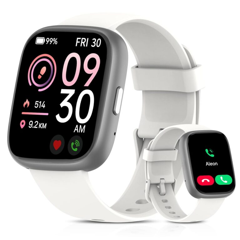 Smart Watch for Men Women, Bluetooth Calling, 1.83" HD Touch Screen Fitness Tracker, 100+ Sports Modes, Heart Rate Sleep Monitor, DIY Dial, IP68 Waterproof, Compatible with...