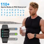 Smart Watch for Men Women with Bluetooth Call, 1.85" HD Touch Screen smartwatch, 100+ Sport Mode Fitness Watch with Heart Rate/ Spo2/ Sleep Monitor, IP68 Waterproof Watch...
