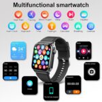 Smart Watch for Men Women with Bluetooth Call, 1.85" HD Touch Screen smartwatch, 100+ Sport Mode Fitness Watch with Heart Rate/ Spo2/ Sleep Monitor, IP68 Waterproof Watch...