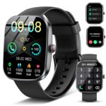 Smart Watch for Men Women with Bluetooth Call 1.91" HD Touch Screen Fitness Watch with 24H Sleep/Heart Rate Monitor, 120+ Sports Modes Fitness Tracker Smartwatch with IP68...