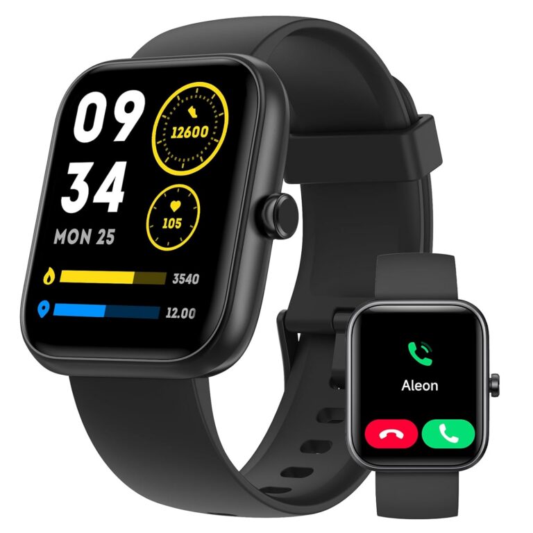 Smart Watch for Men Women with Bluetooth Call,Alexa Built-in Smartwatch,1.83"DIY Dial Fitness Watch with Sleep Heart Rate SpO2 Monitor,100+ Sport Mode,IP68 Waterproof Watch...