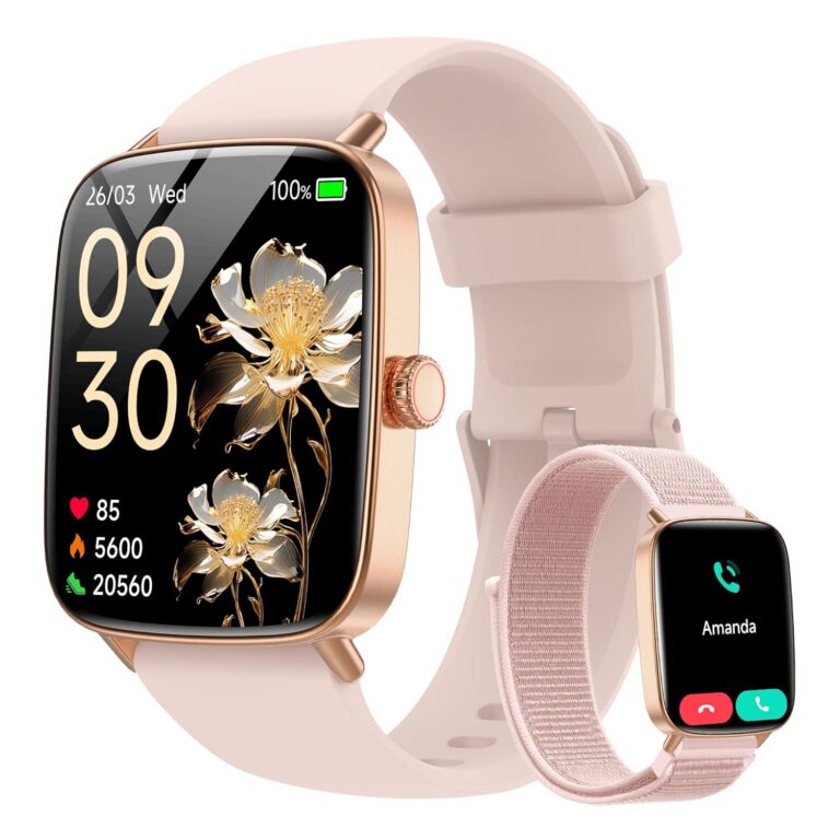 Smart Watch for Women, 2025 New Smartwatch (Answer/Make Call) for iPhone/Android, 1.85" HD Dynamic Dial Fitness Tracker with 110+ Sport Modes, Sleep/Health Monitor, IP68...