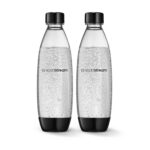 Sodastream 1L Fuse White Bottles Twin Pack - Dishwasher Safe