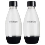 Sodastream 1L Fuse White Bottles Twin Pack - Dishwasher Safe