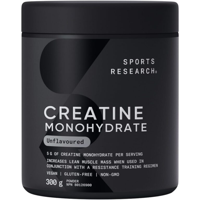 Sports Research Creatine Monohydrate - Pure Micronized Creatine Monohydrate Powder - Improves strength, power, and performance for Women and Men | Non-GMO 60 Servings