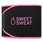 Sports Research Sweet Sweat Waist Trimmer for Women and Men - Sweat Band Waist Trainer for High-Intensity Training & Workouts