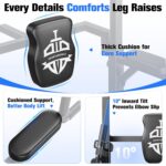 Sportsroyals Power Tower Dip Station Pull Up Bar for Home Gym Strength Training Workout Equipment, 450LBS