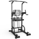 Sportsroyals Power Tower Dip Station Pull Up Bar for Home Gym Strength Training Workout Equipment, 450LBS
