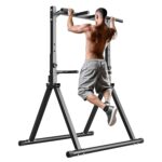 STACOO Pull Up Bar Pull Up Station, Power Tower with Triangular Structure, Multi-Functional Dip Station for Home Gym