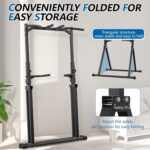 STACOO Pull Up Bar Pull Up Station, Power Tower with Triangular Structure, Multi-Functional Dip Station for Home Gym