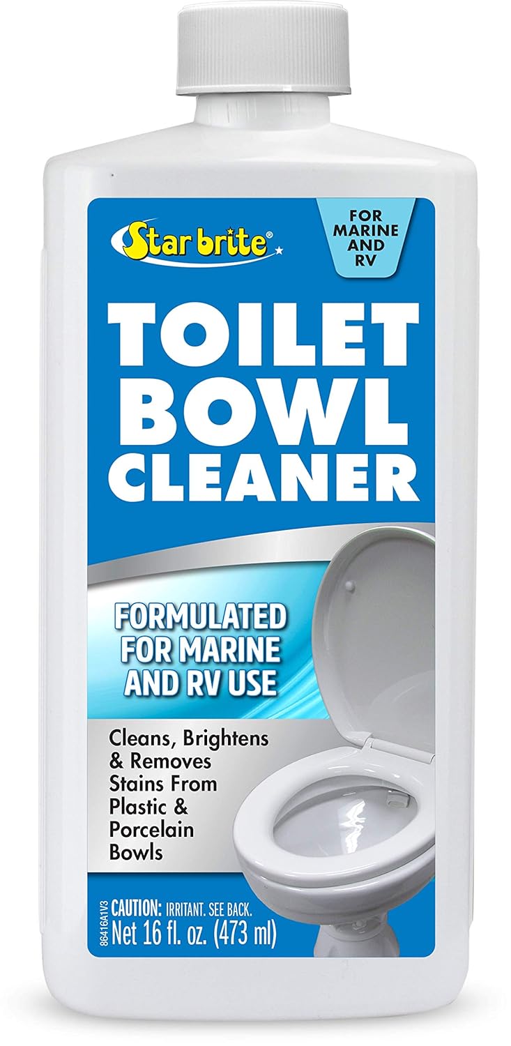 Star Brite Toilet Bowl Cleaner - for Boat, RV, Portable Toilets, Removes Stains, Fresh Scent, 16oz (086416)