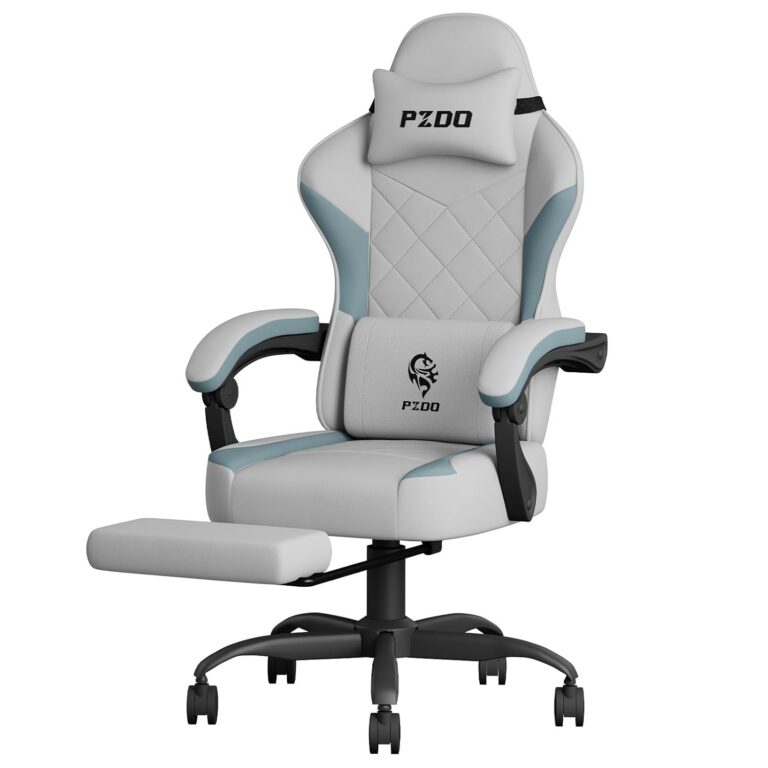 Submi Office Chair, Ergonomic Computer Chair with Footrest, Ergonomic Chair for Adults, Gaming Desk Chair with Technology Fabric, Big and Tall Video Game Chairs, Chaise de...