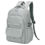 SUIKIHUM Aesthetic Daypack Backpack, Water-Resistant, Featuring Touch-Fastener and Anti-Theft Pockets