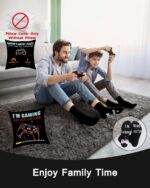 Svnntaa Gamer Gifts Pillow Cover Case 18x18 inch with Dual Pockets Gamer Gifts for Teenage Men Boys, Gaming Room Decoration, Gamers Pillow Cover and Gaming Socks Gift Set