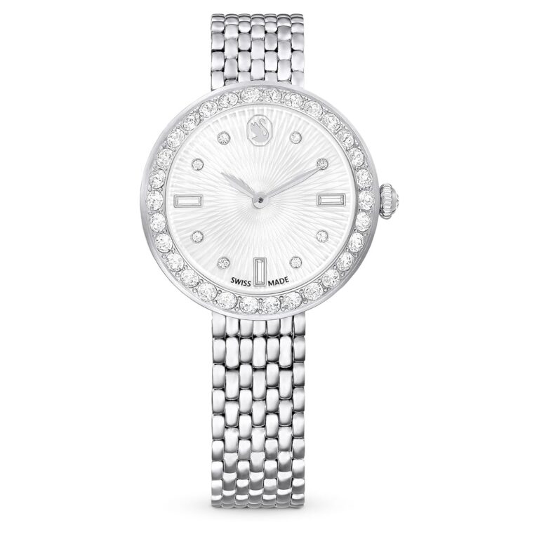 Swarovski Certa Watch, Swiss Made, Metal Bracelet, Silver Tone, Stainless Steel