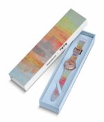Swatch Unisex Casual Bioceramic Watch Pink Art Journey Turner's Scarlet Sunset