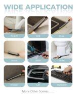 SXhyf Cleaning Brush - Hard Bristle Crevice Cleaning Brush, Multifunctional Gap Scrub Brush, Home Essentials, Bathroom Cleaner Tools for Household Use, Kitchen, Window, Faucets,...