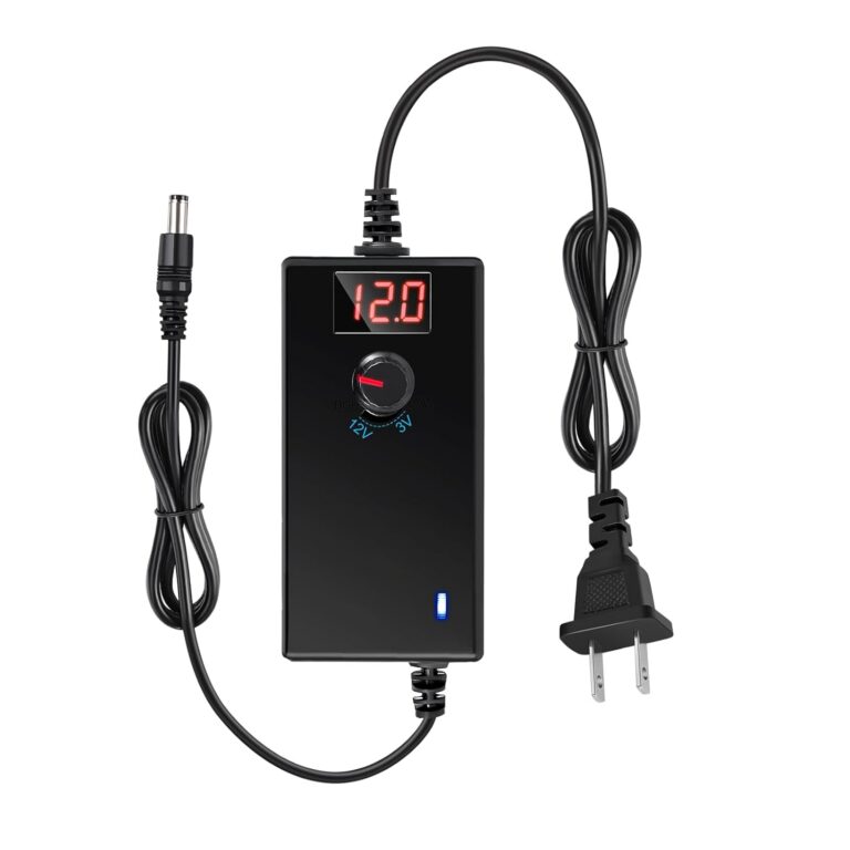 Taormey 3V~12V 3A 36W Universal Power Supply 3V 5V 6V 9V 12V Adjustable Variable Switching AC/DC Adapter with LED Display, 100V-240V AC to 3V-12V 3A DC Converter Power Adaptor...
