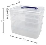 Teacher Created Resources Clear Stackable Storage Containers