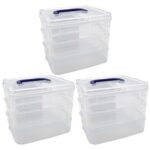 Teacher Created Resources Clear Stackable Storage Containers