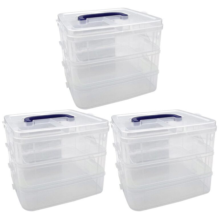 Teacher Created Resources Clear Stackable Storage Containers