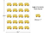 Teacher Created Resources School Bus Stickers