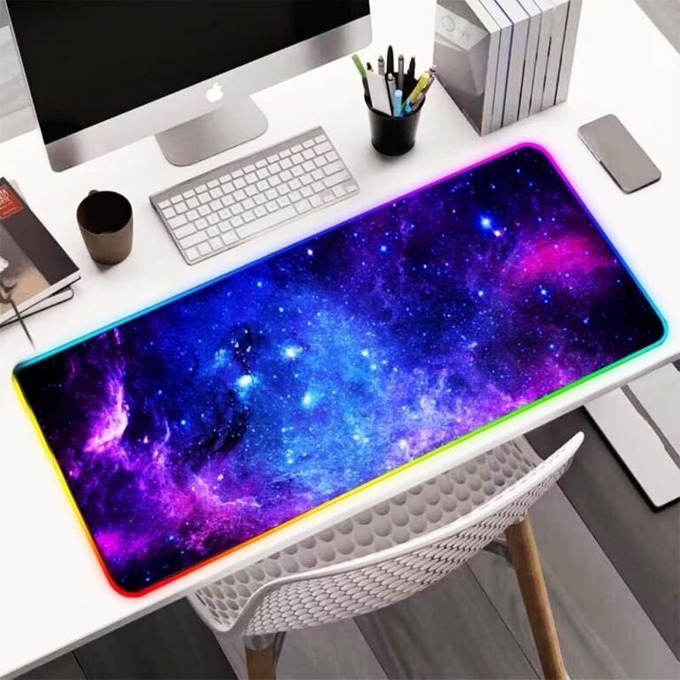 TEKXDD RGB Gaming Mouse Pad - Mousepad, XXL Extended 12 LED Modes Mouse Desk Pad 31.5X 11.8inch, Non-Slip Rubber Base, Desk Mat Mousepad for Computers, PC, Laptop and Office