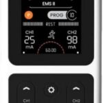 TENSCARE | Unifit TENS Machine + EMS Unit Muscle Stimulator | Dual Channel 2-in-1 Tens Unit with EMS | 50 programs for Pain Relief, Muscle Toning and Massage
