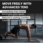 TENSCARE | Unifit TENS Machine + EMS Unit Muscle Stimulator | Dual Channel 2-in-1 Tens Unit with EMS | 50 programs for Pain Relief, Muscle Toning and Massage