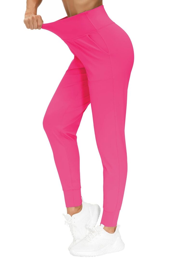 THE GYM PEOPLE Athletic Joggers for Women Sweatpants with Pockets Workout Tapered Lounge Yoga Pants Women's Leggings