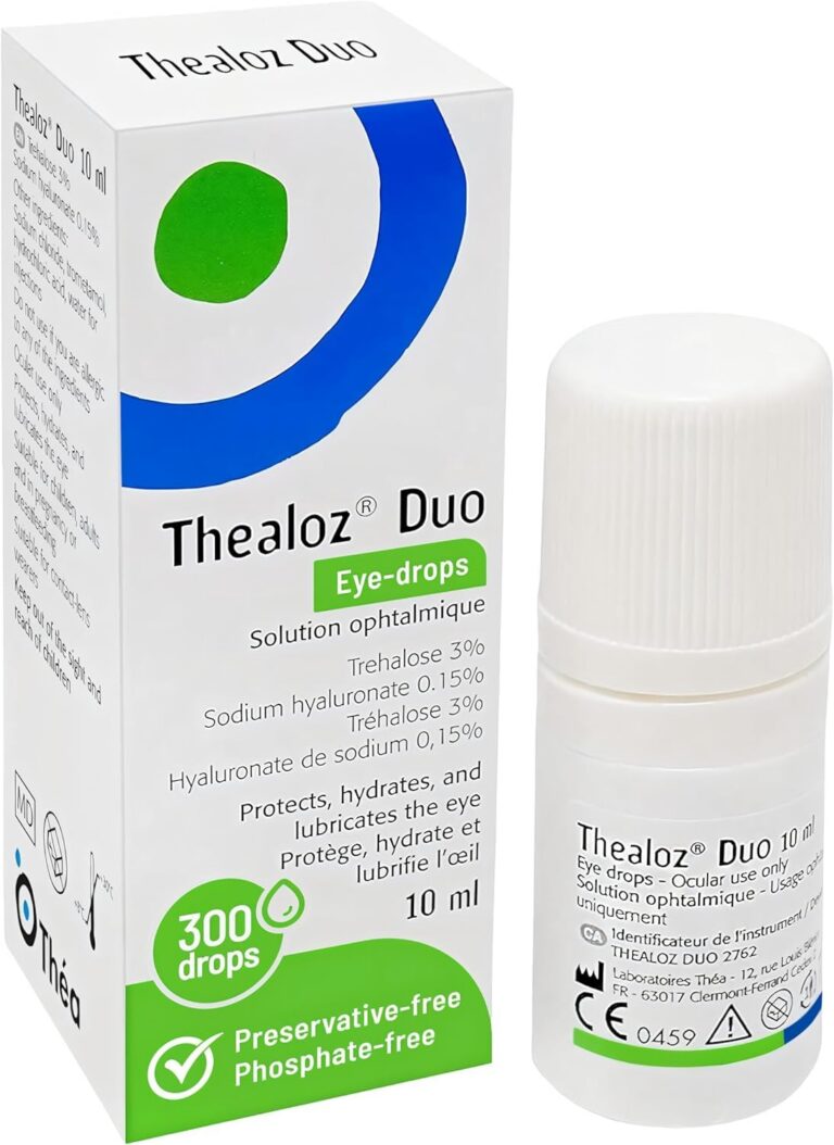 Thealoz Duo Eye Drops - Clinically Proven Formula for Dry Eyes, Hydration with Hyaluronic Acid & Trehalose, Soothes & Lubricates, Tear Film Stabilization, Contact Lens...