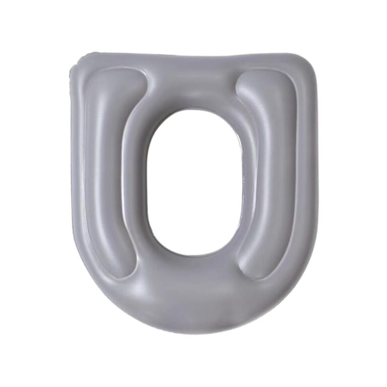 Tibapla Inflatable Toilet Seat Cushion, Adjustable Toilet Seat Riser, PVC Commode Support Cushion Donut Cushion Hemorrhoid Seat Cushion for Adults Seniors Elderly Disabled...
