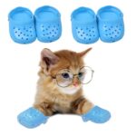 TiKToK Cute Cat Crocs Candy Color Cat Sandals Only for Cats, Pet Decorative Crocs for Small Cats and Dogs Photo Shoot