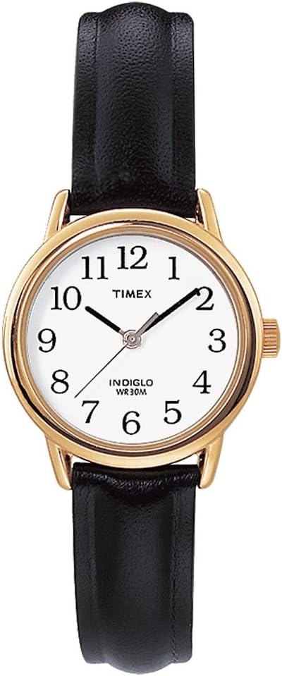 Timex Easy Reader® 25mm Leather Strap Watch