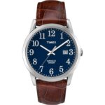 Timex Easy Reader 38mm Leather Strap Watch