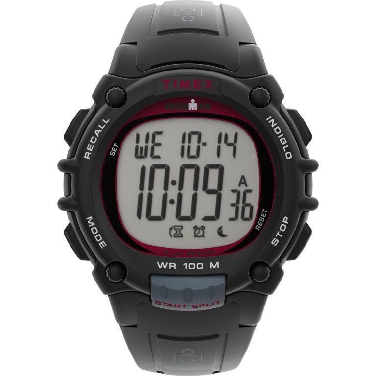 Timex Ironman Classic 10 Lap Black PU Strap Watch
