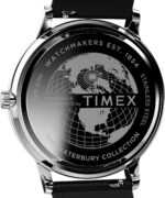 Timex Waterbury Classic 40mm Black Leather Strap Watch (Model: TW2W469009J)
