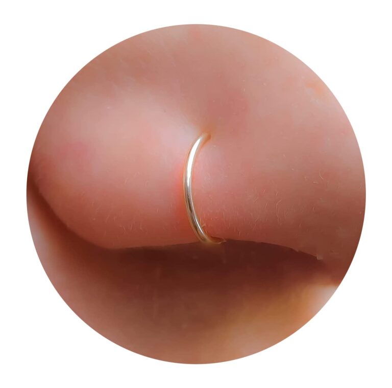 Tiny Nose Ring Hoop 20 G Nose Piercings Hoop - 14K Gold Filled Nose Piercings hoop - Gold jewelry Nose Ring - Nose Rings For Women
